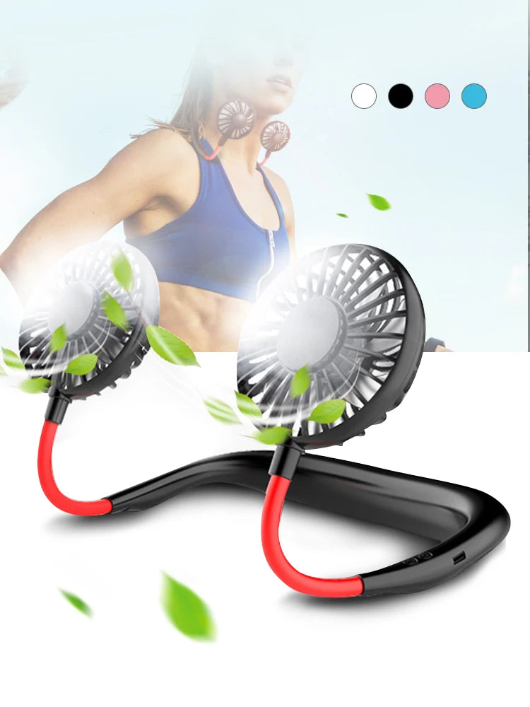 Ventilateur de Cou Portable – 🚚 Livraison Gratuite