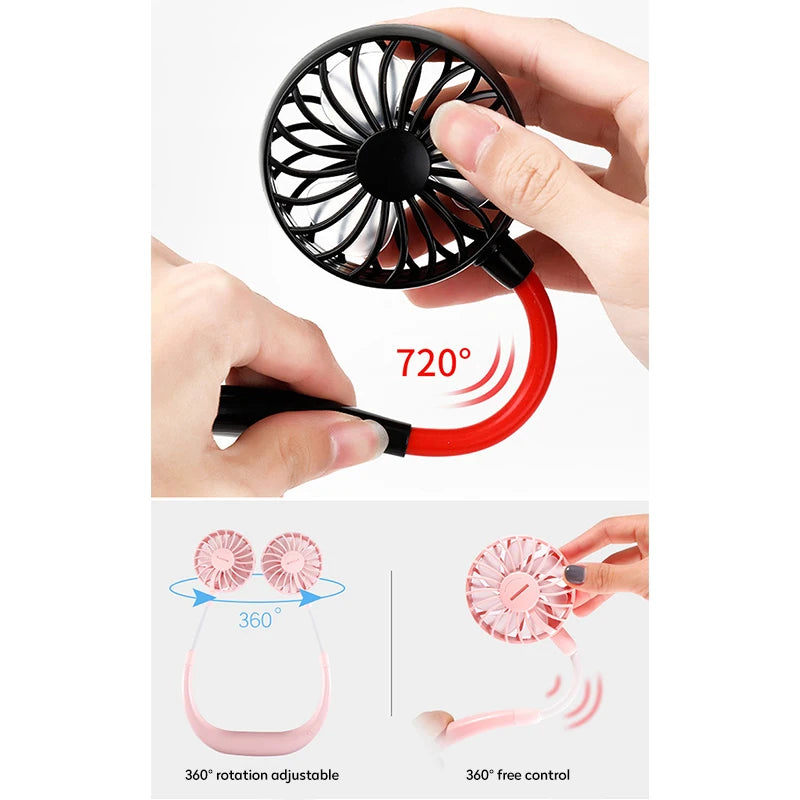 Ventilateur de Cou Portable – 🚚 Livraison Gratuite
