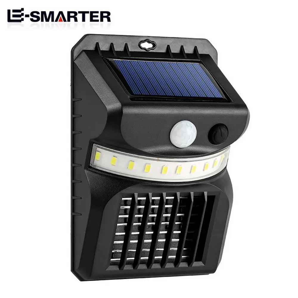 Lampe Solaire Anti-Moustiques d'Extérieur – Capteur Infrarouge, IP65, Recharge Solaire
