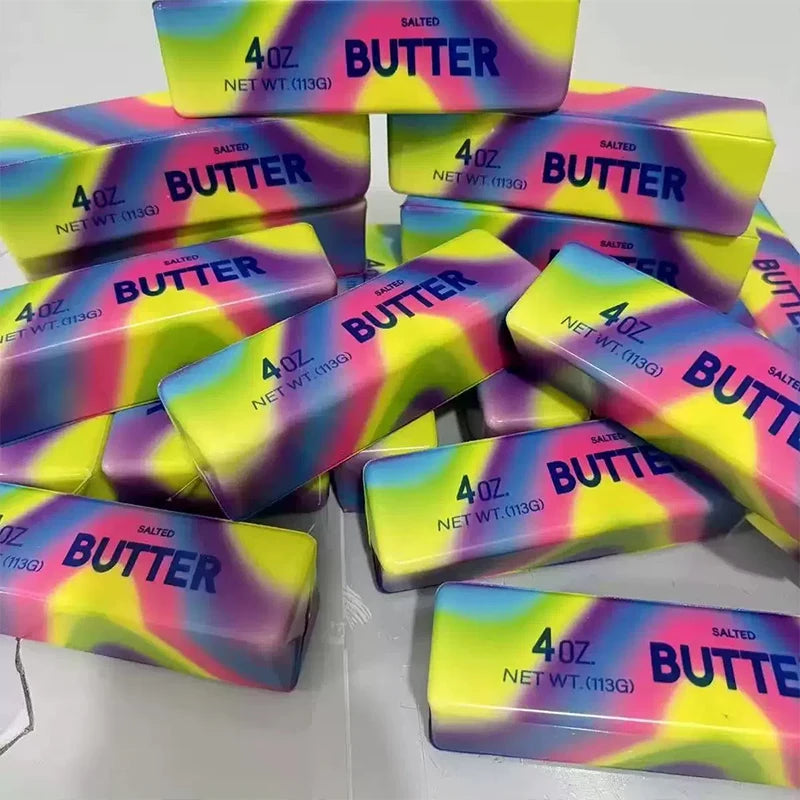 Jouet Anti-Stress Bâton de Beurre Squishy – Fidget Toy Slow Rising