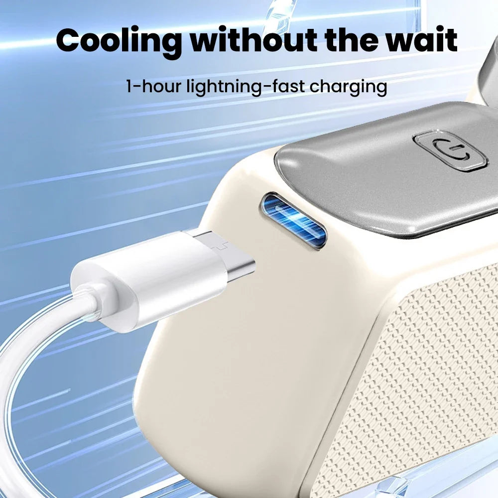Ventilateur portable pliable rechargeable