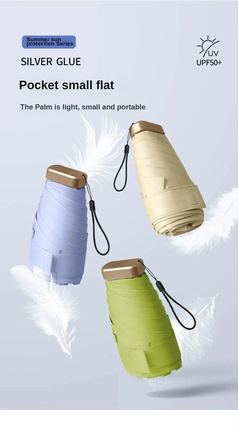 Mini Parapluie de Poche Anti-UV Pliable – 🚚 Livraison Gratuite