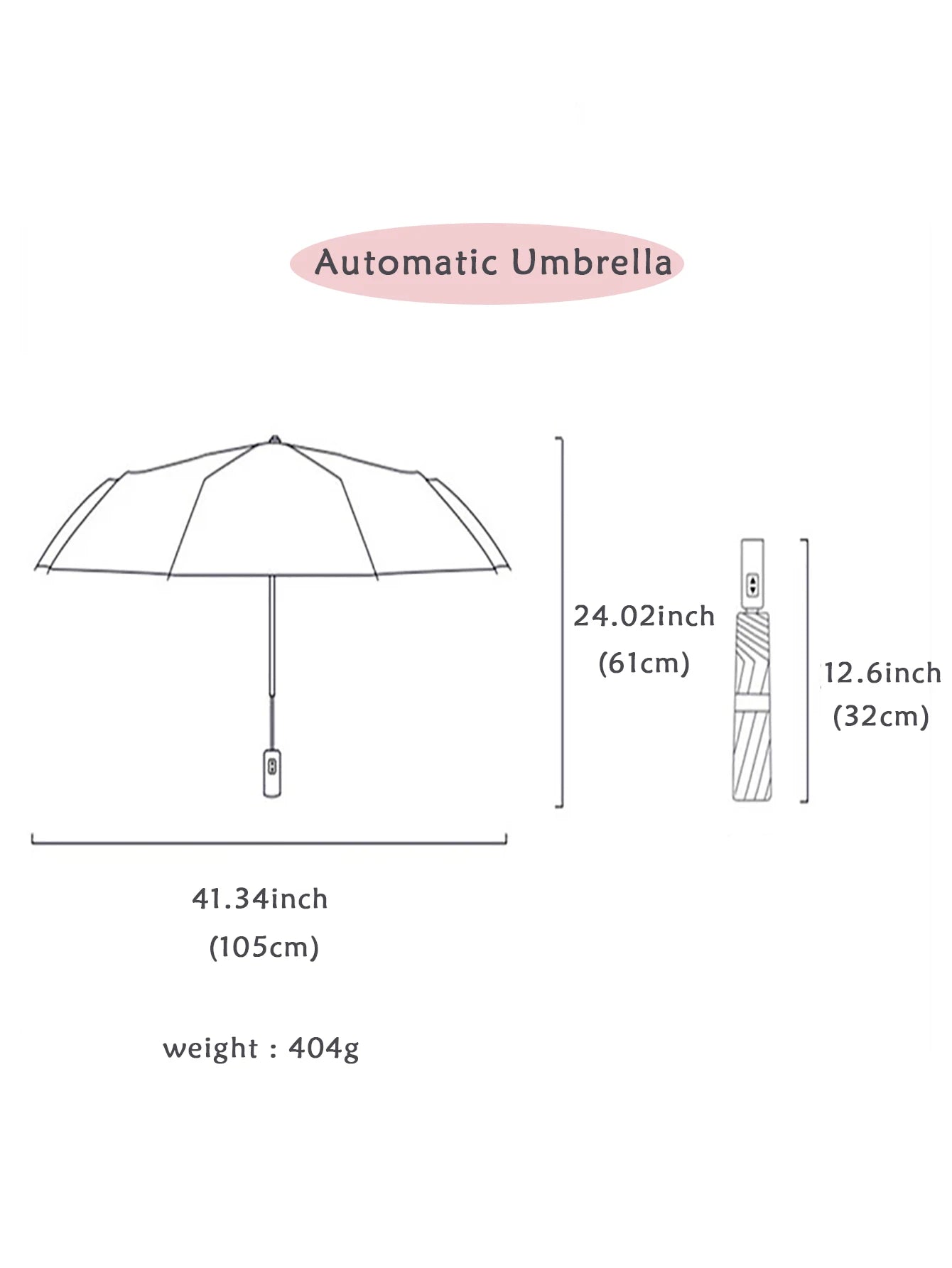 Parapluie Automatique Coupe-Vent Double Couche – 🚚 Livraison Gratuite