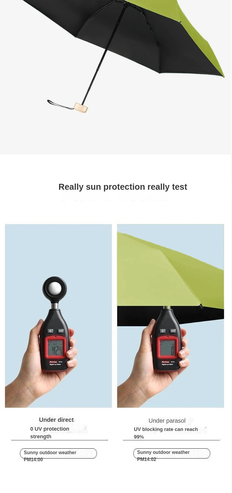 Mini Parapluie de Poche Anti-UV Pliable – 🚚 Livraison Gratuite