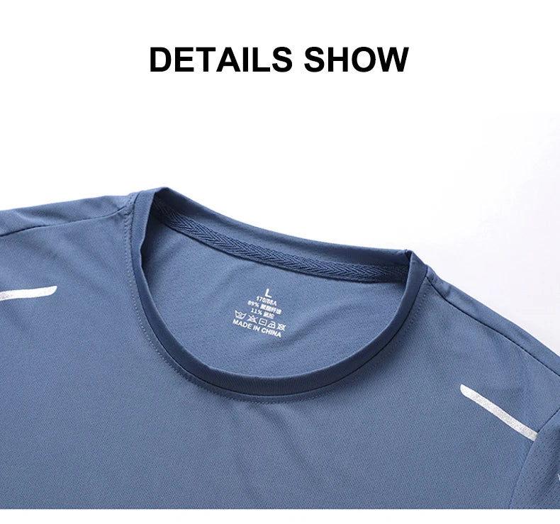 T-Shirt Sport Homme Séchage Rapide – Respirant et Léger – 🚚 Livraison Gratuite