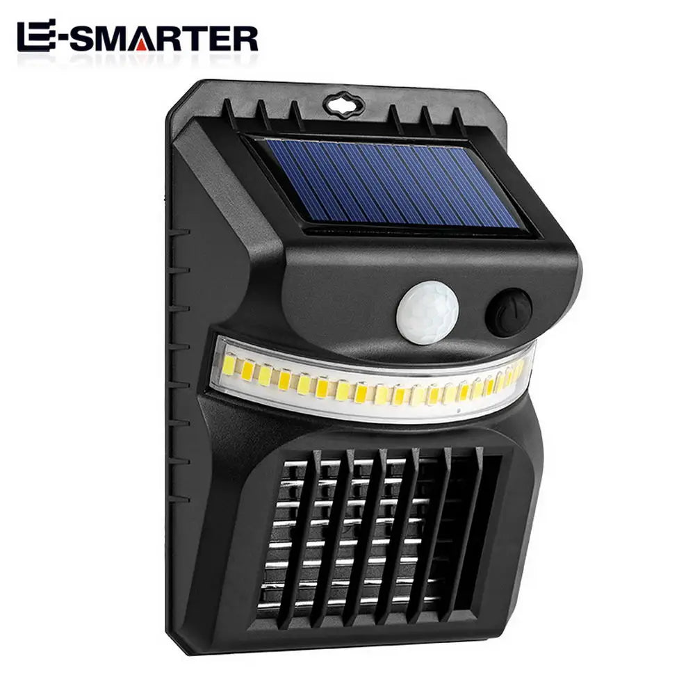 Lampe Solaire Anti-Moustiques d'Extérieur – Capteur Infrarouge, IP65, Recharge Solaire