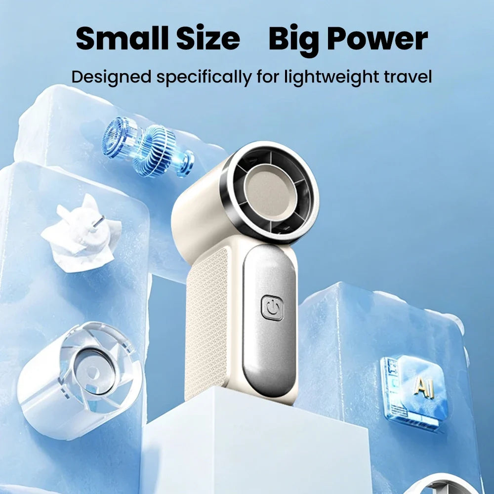 Ventilateur portable rechargeable compact