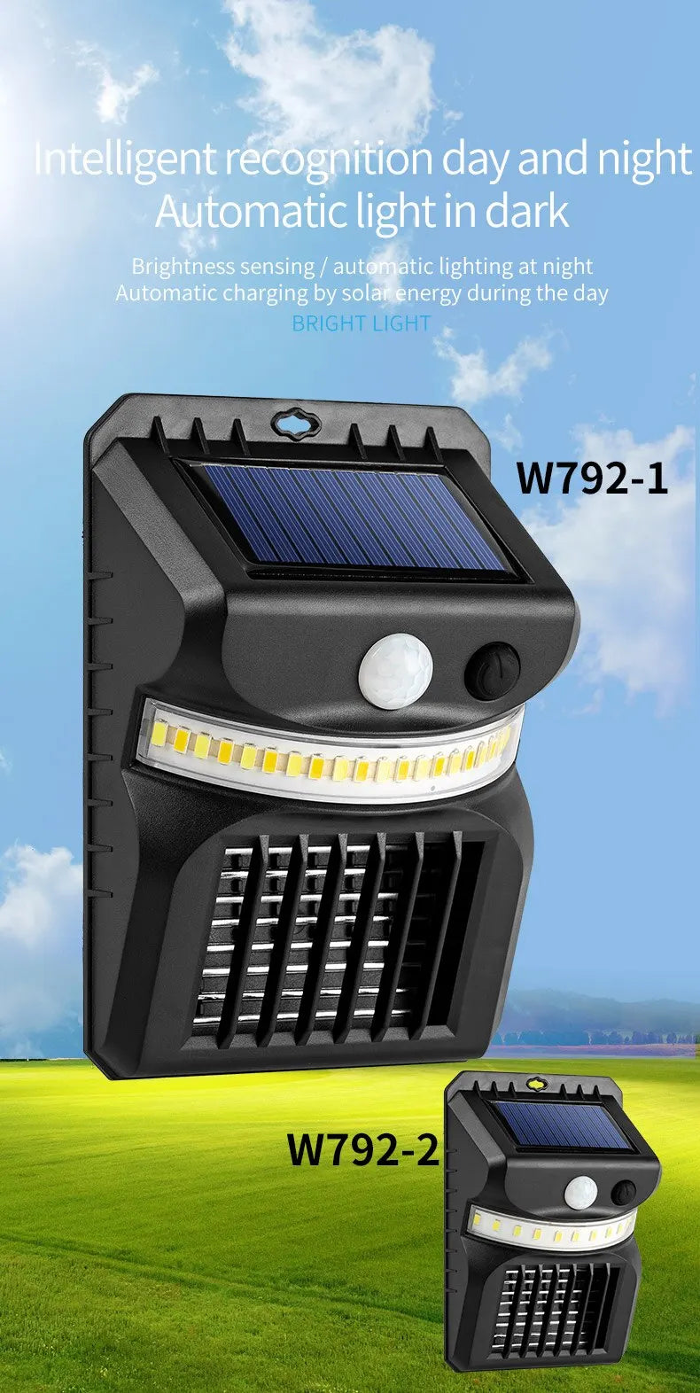 Lampe Solaire Anti-Moustiques d'Extérieur – Capteur Infrarouge, IP65, Recharge Solaire