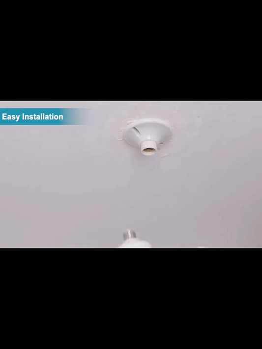 Ventilateur de Plafond LED Intelligent – Télécommande, 3 Vitesses, Lumière Réglable E27